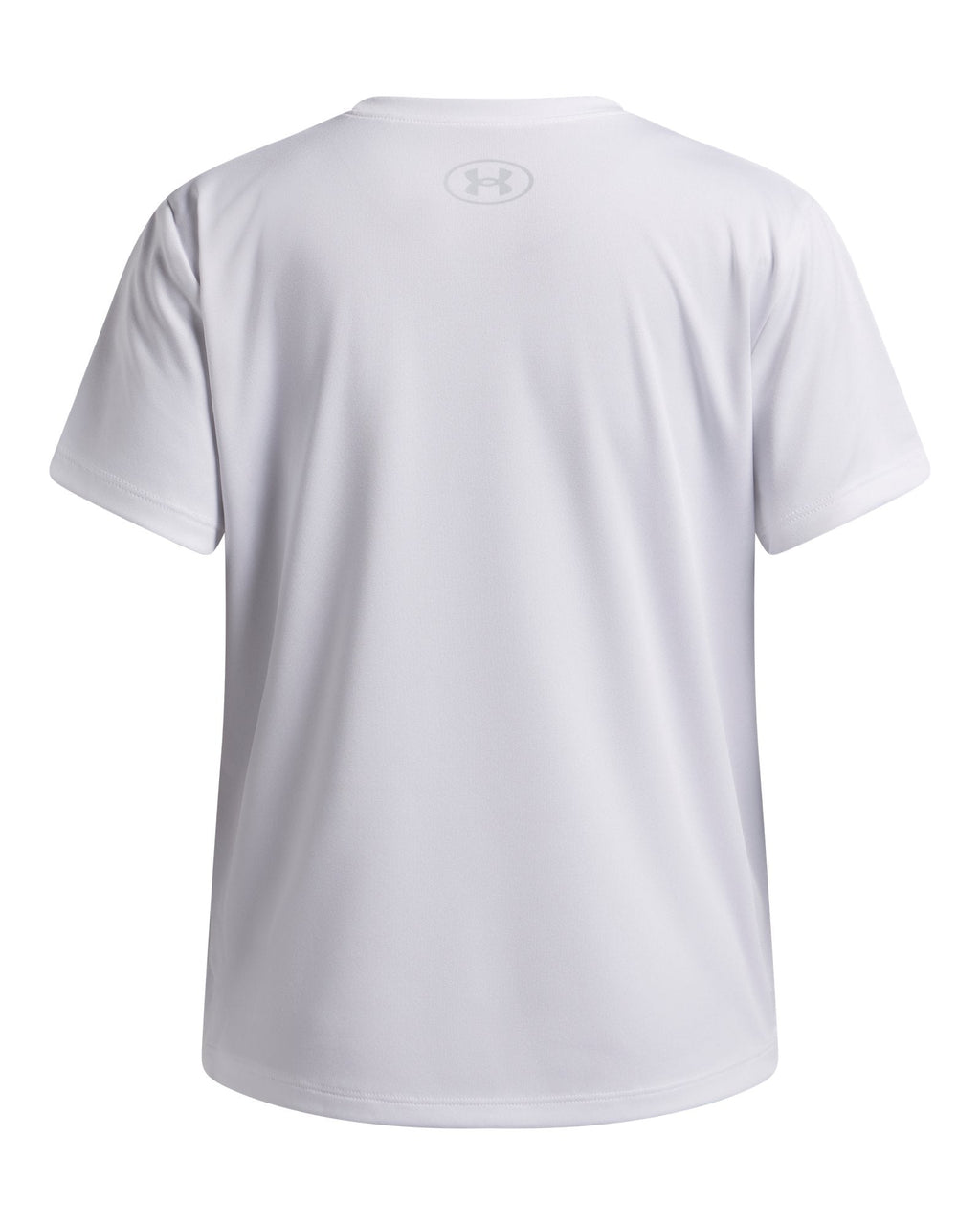 UA Tech™ Split Wordmark Girls' Short Sleeve - White