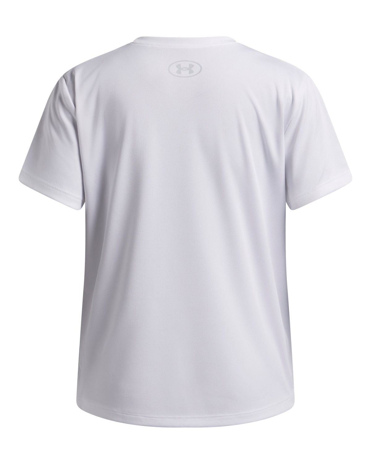 UA Tech™ Split Wordmark Girls' Short Sleeve - White