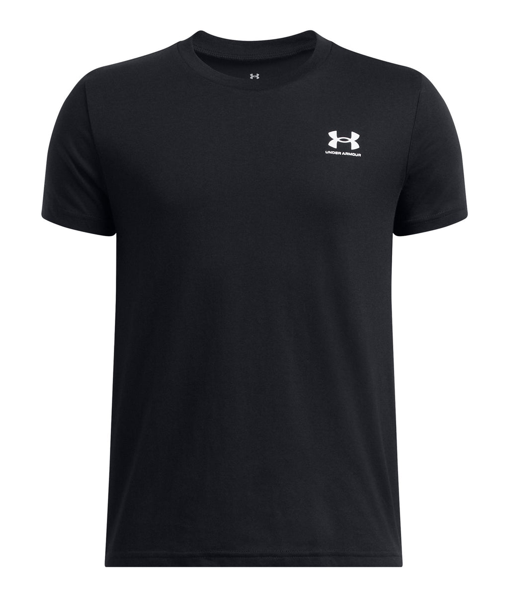 UA Sportstyle Boys' Short Sleeve - Black
