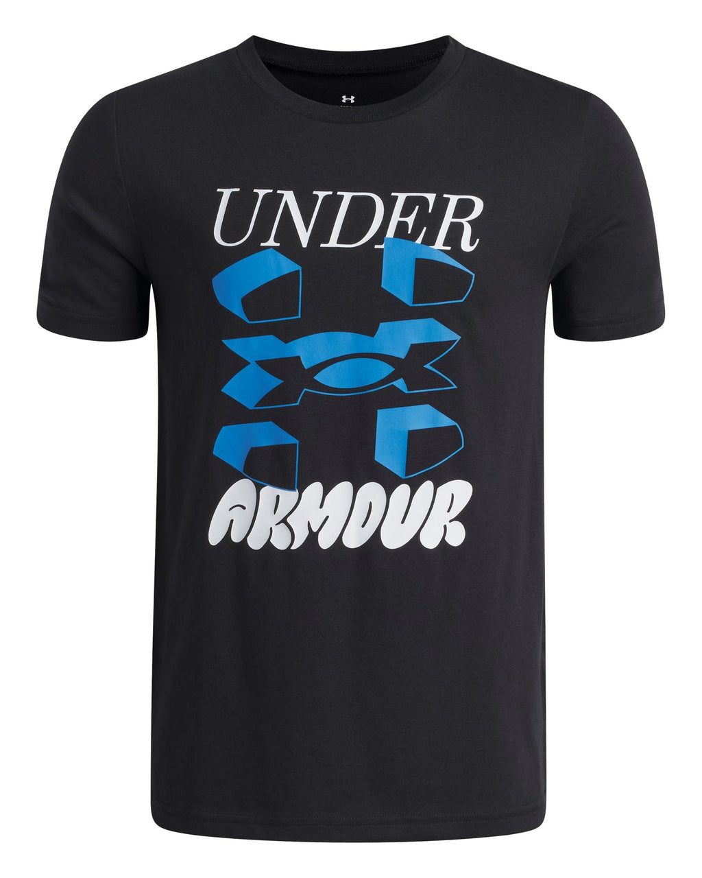 UA Split Big Logo Boys' Short Sleeve - Yellow