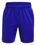 UA Tech™ Vent Print Blocked Boys' Shorts - Blue