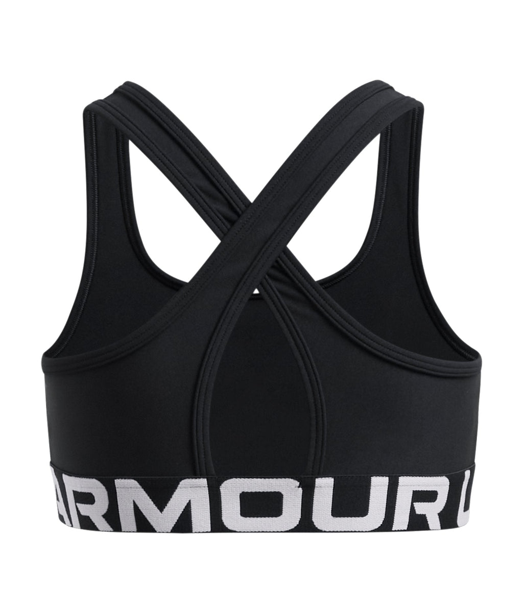 UA Crossback Girls' Sports Bra - Black