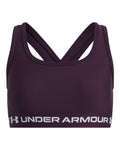 UA Crossback Girls' Sports Bra - Purple