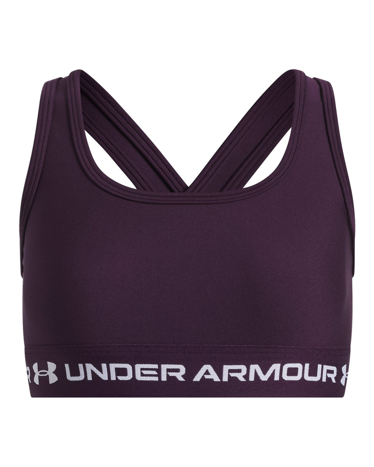UA Crossback Girls' Sports Bra - Purple