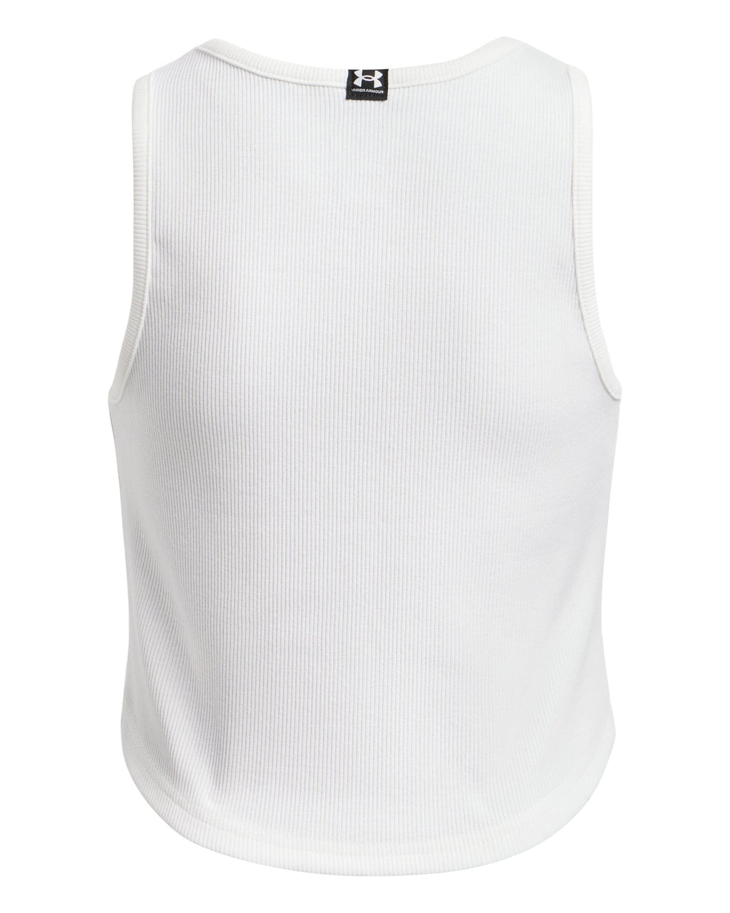 UA Rival Rib Girls' Tank - White