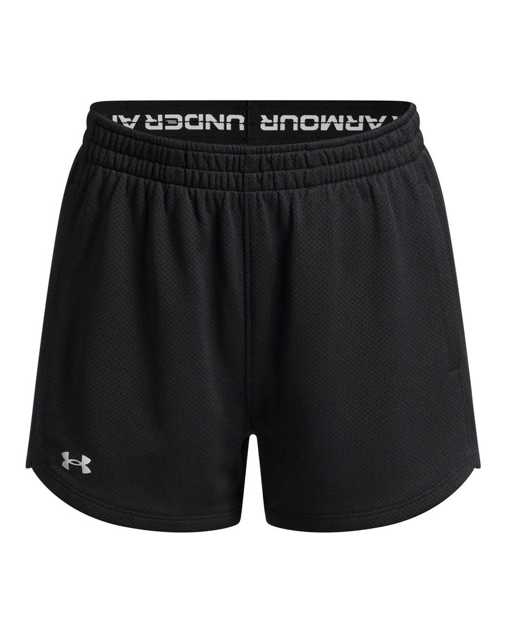 UA Tech™ Mesh Play Up Girls' Shorts - White
