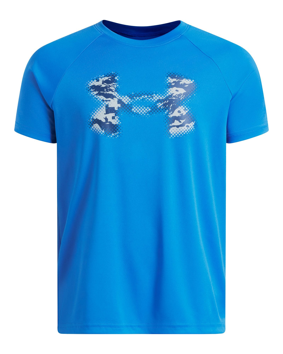 UA Tech™ Big Logo Boys' Short Sleeve - Blue