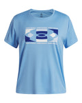 UA Tech™ Big Logo Girls' Short Sleeve - Blue