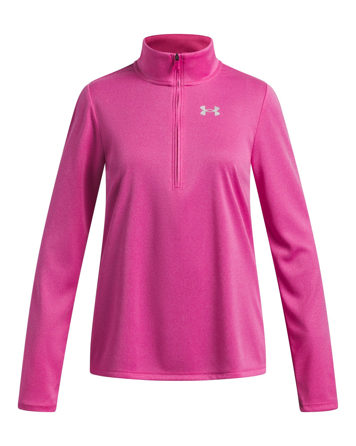 UA Velocity Girls' ½ Zip - Pink