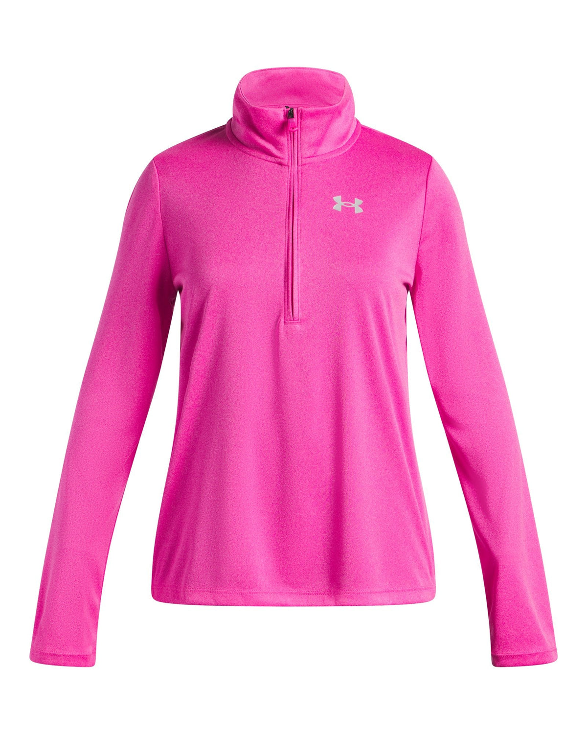 UA Velocity Girls' ½ Zip - Pink