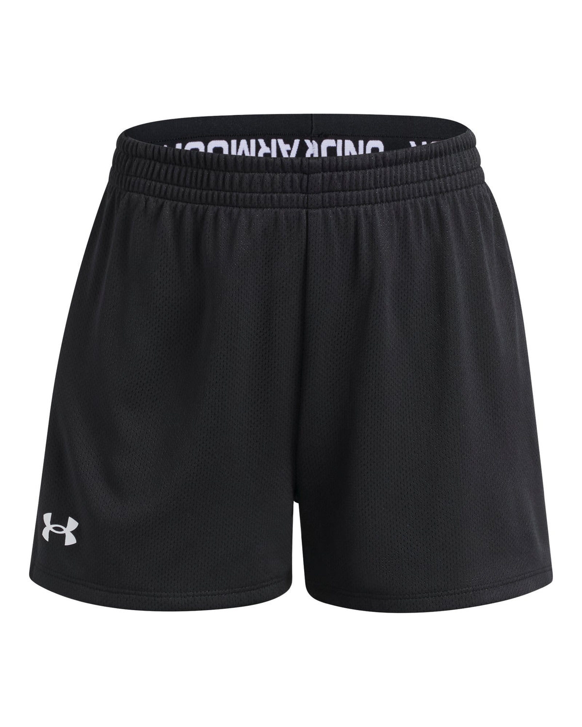 UA Tech™ Play Up Mesh Girls' Shorts - Black