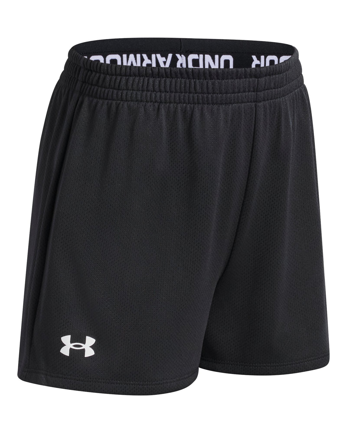 UA Tech™ Play Up Mesh Girls' Shorts - Black