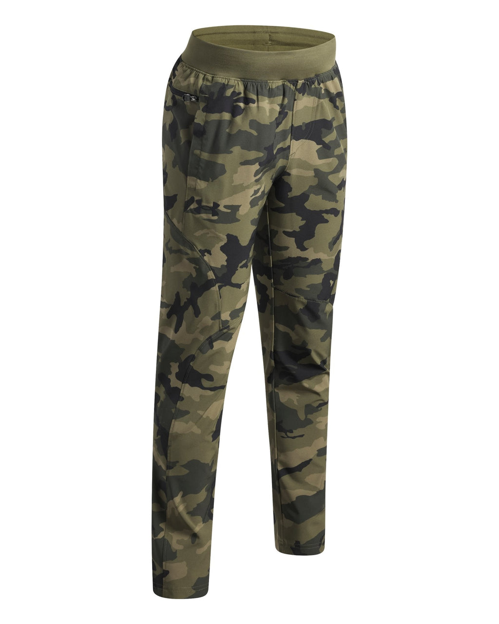 UA Sportstyle Woven Print Tapered Boys' Pants - Green
