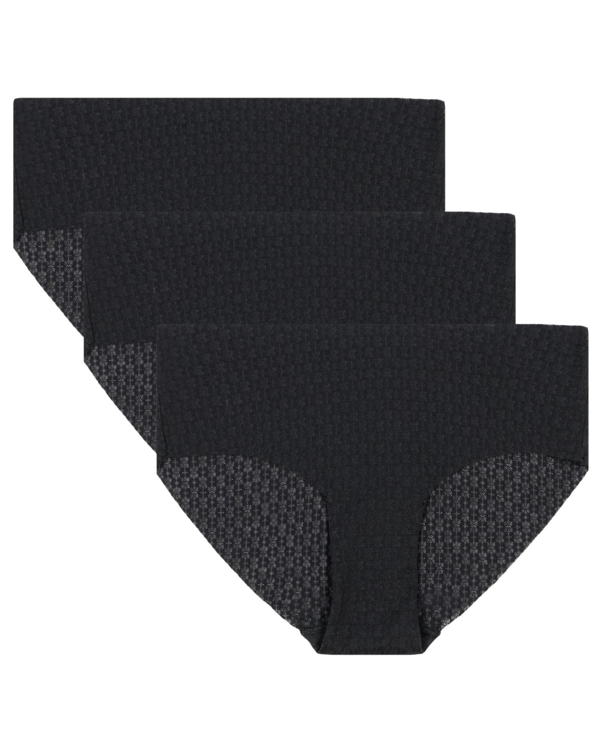 UA Pure Stretch Mesh Women's Hipster Underwear - Black