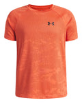 UA Tech™ Jacquard 2.0 Boys' Short Sleeve - Red