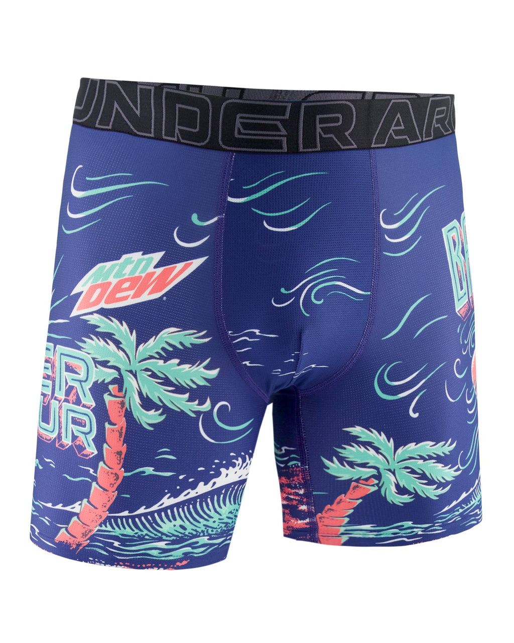 UA Performance Tech Mesh Graphic x Mountain Dew Men's Boxerjock® - Blue