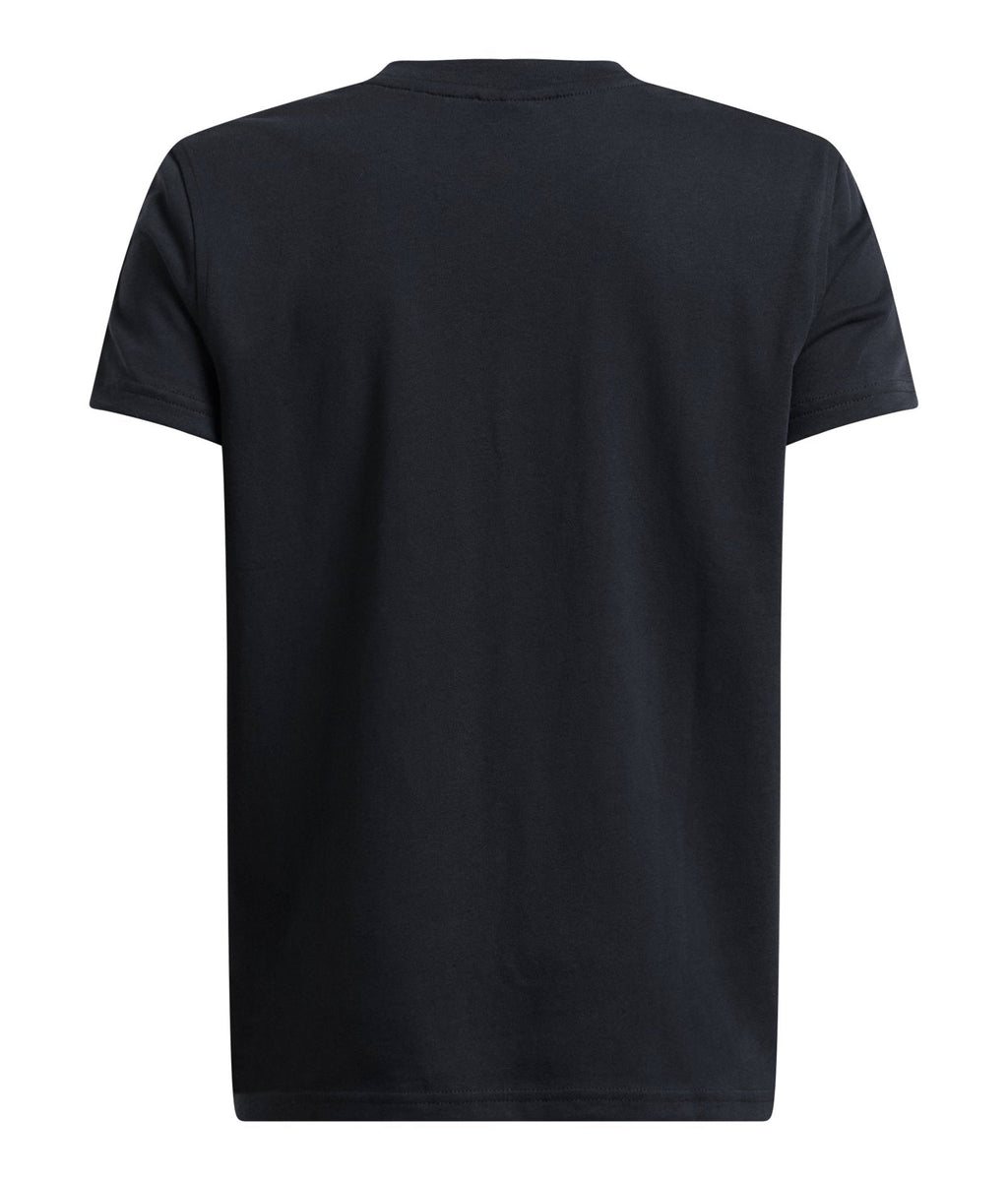 UA Sportstyle Taped Boys' Short Sleeve - Black