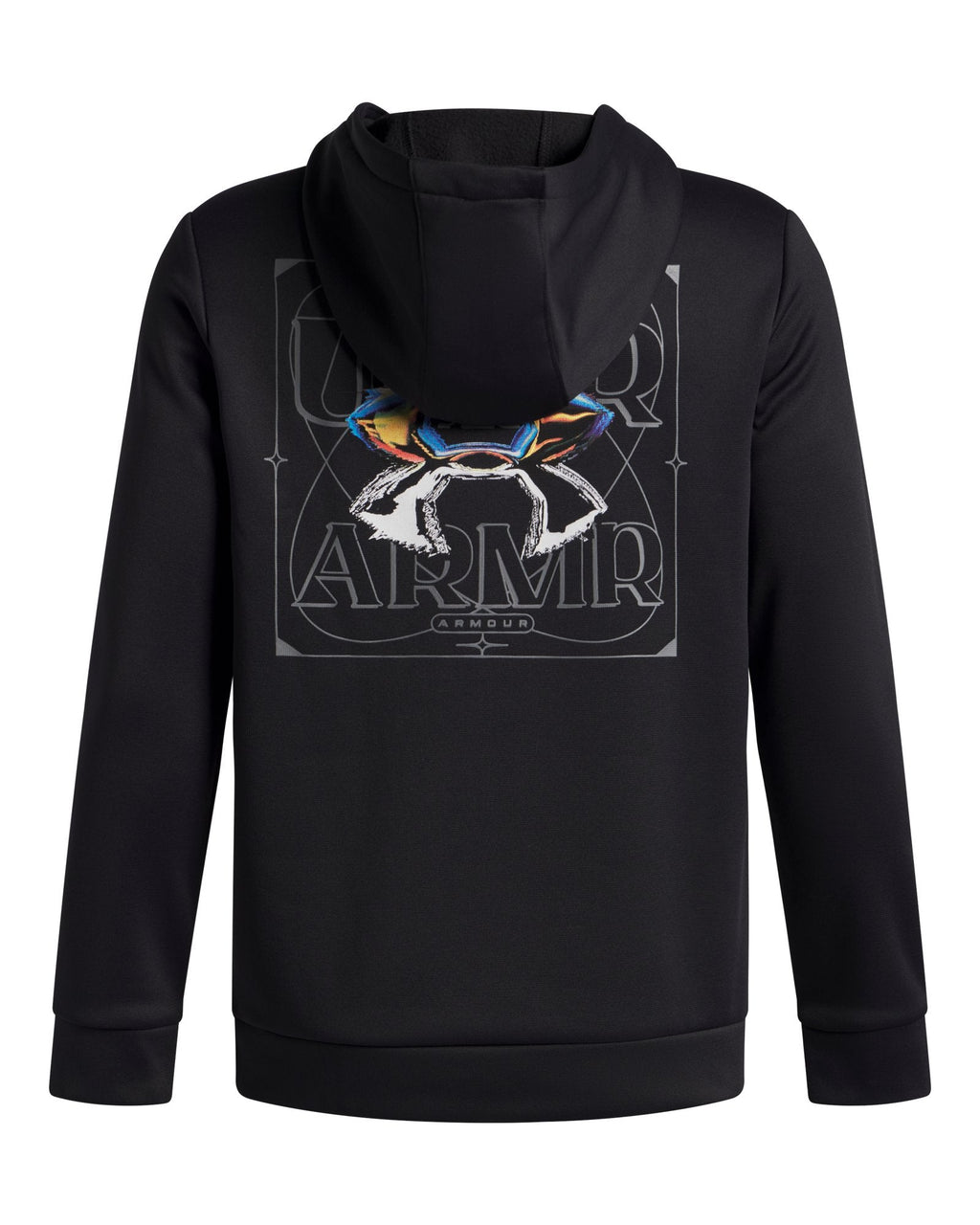 Armour Fleece® Starlight Logo Boys' Hoodie - Black