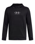 Armour Fleece® Starlight Logo Boys' Hoodie - Black