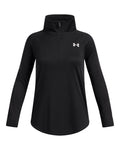 UA Tech™ Wordmark Girls' ½ Zip - Black