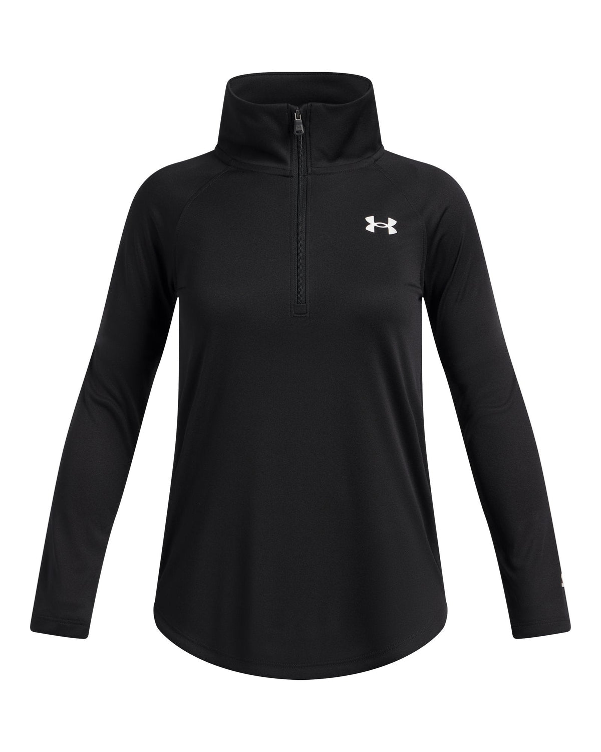 UA Tech™ Wordmark Girls' ½ Zip - Black