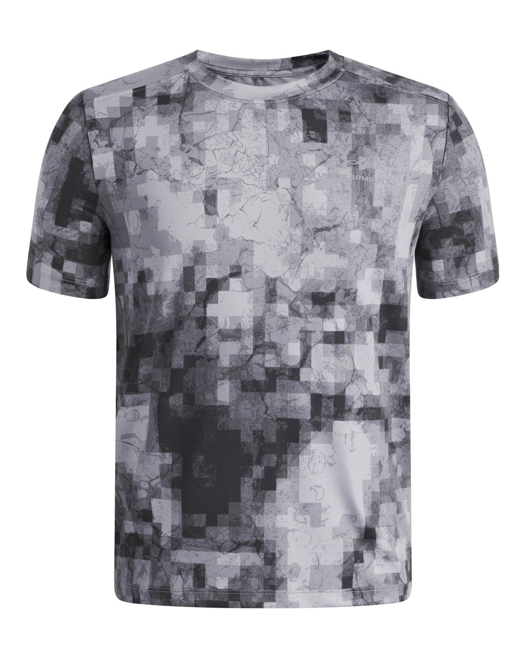 UA Vanish Printed Boys' Short Sleeve - Black