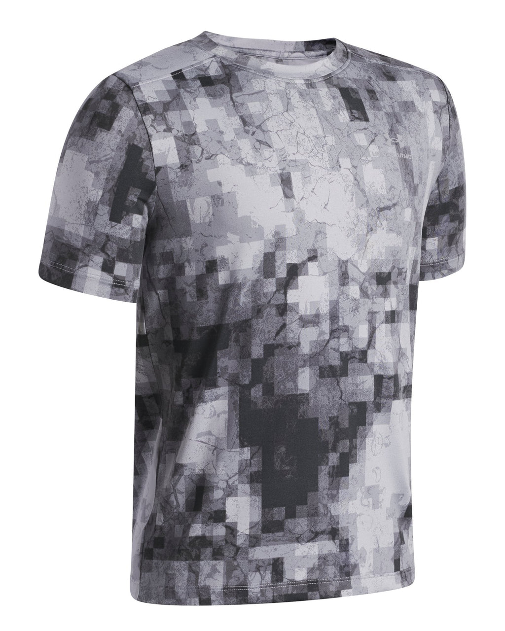 UA Vanish Printed Boys' Short Sleeve - Black