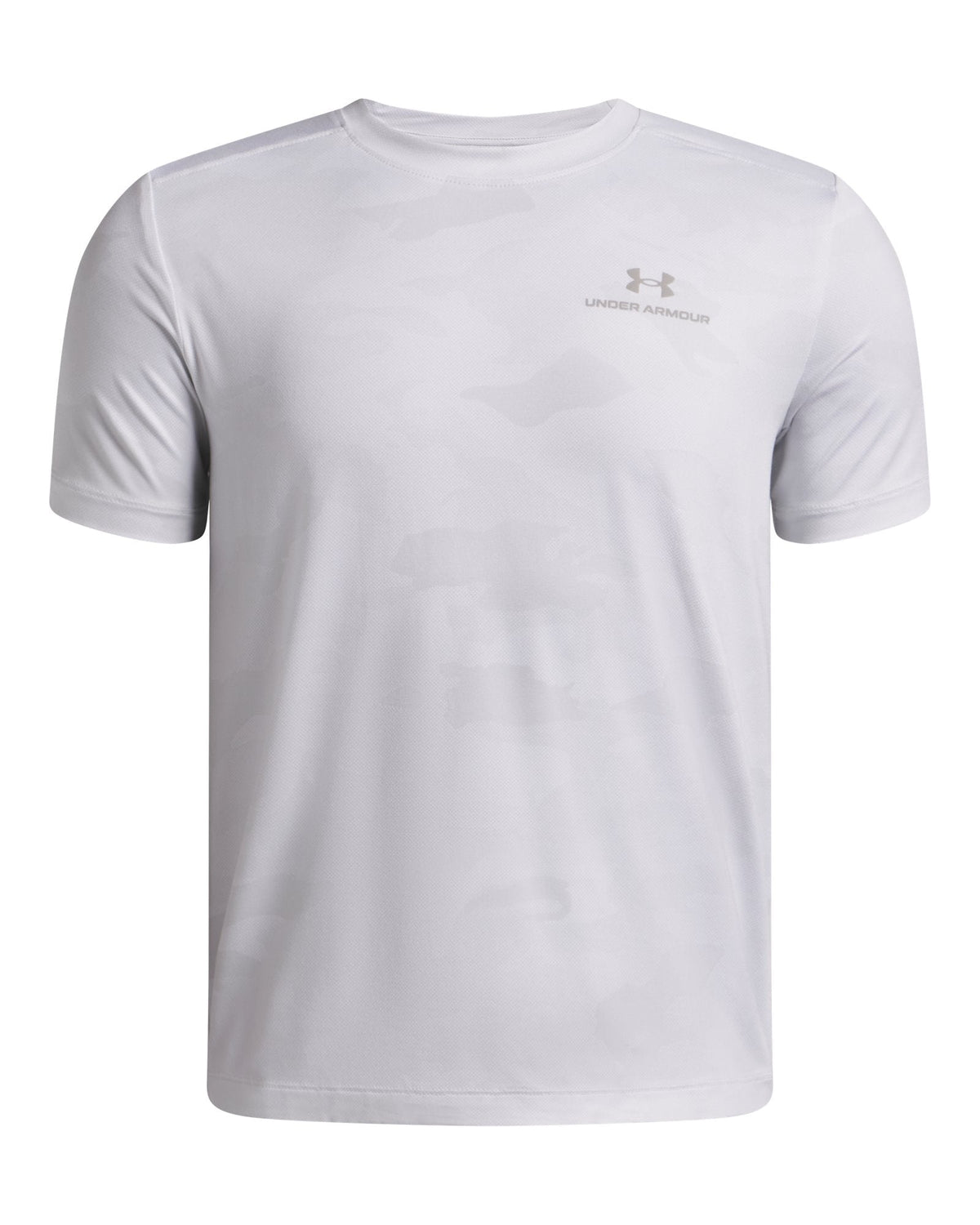 UA Vanish Printed Boys' Short Sleeve - Gray