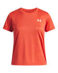 UA Tech™ Girls' Short Sleeve - Red
