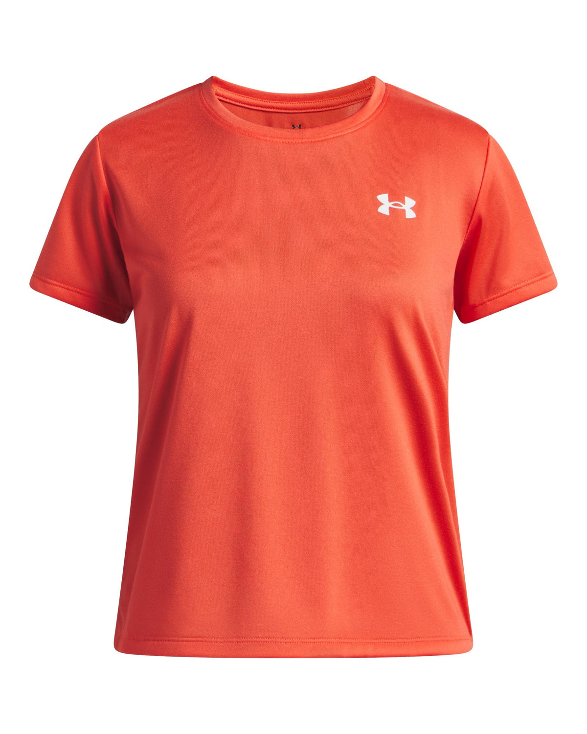 UA Tech™ Girls' Short Sleeve - Red