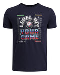 UA Baseball Level Up Boys' Short Sleeve - Blue