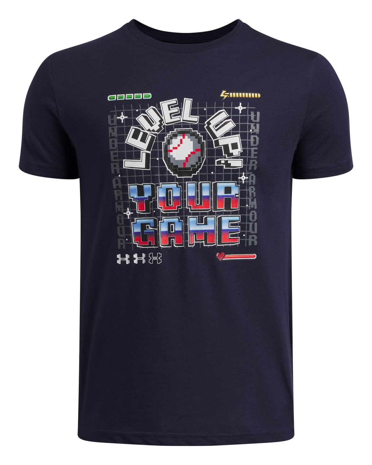 UA Baseball Level Up Boys' Short Sleeve - Blue