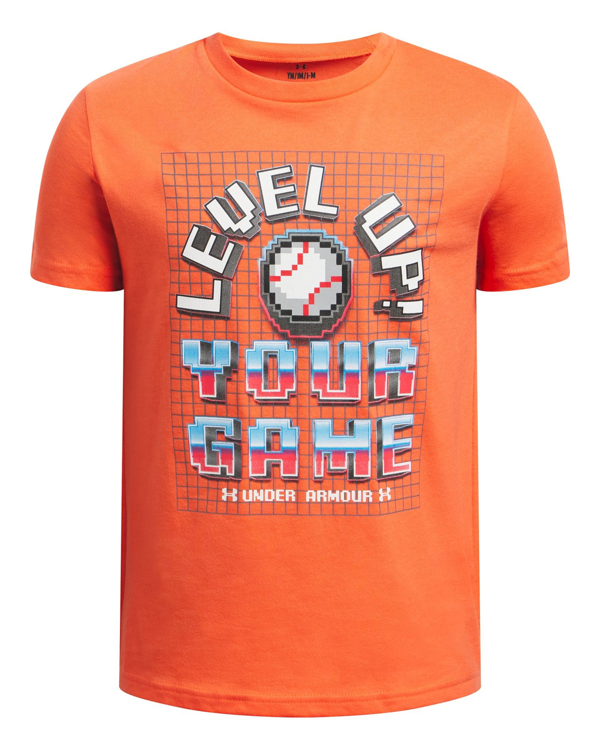UA Baseball Level Up Boys' Short Sleeve - Orange