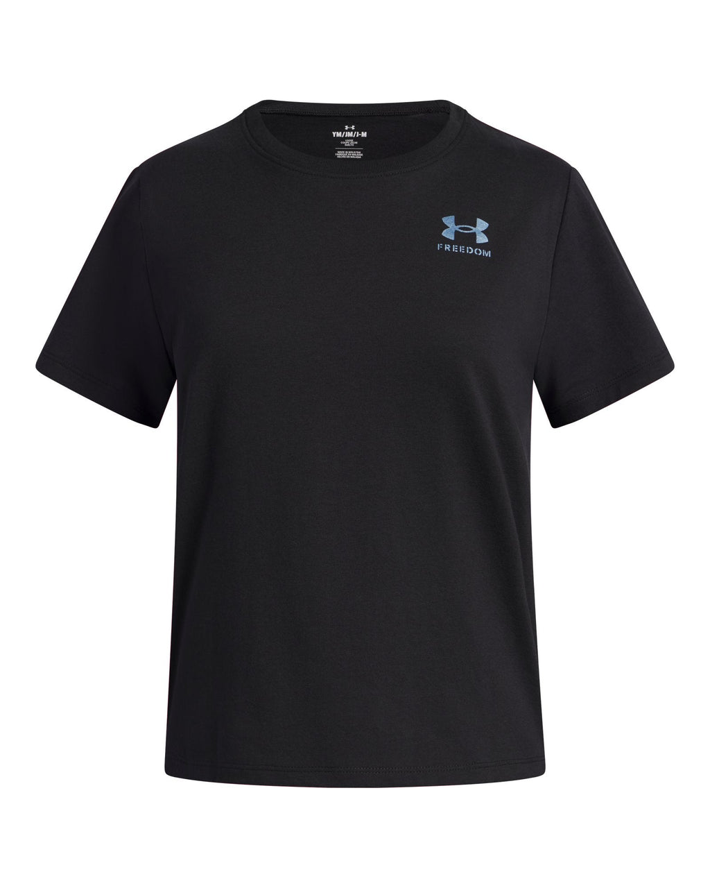 UA Freedom Flag Girls' T-Shirt - Black