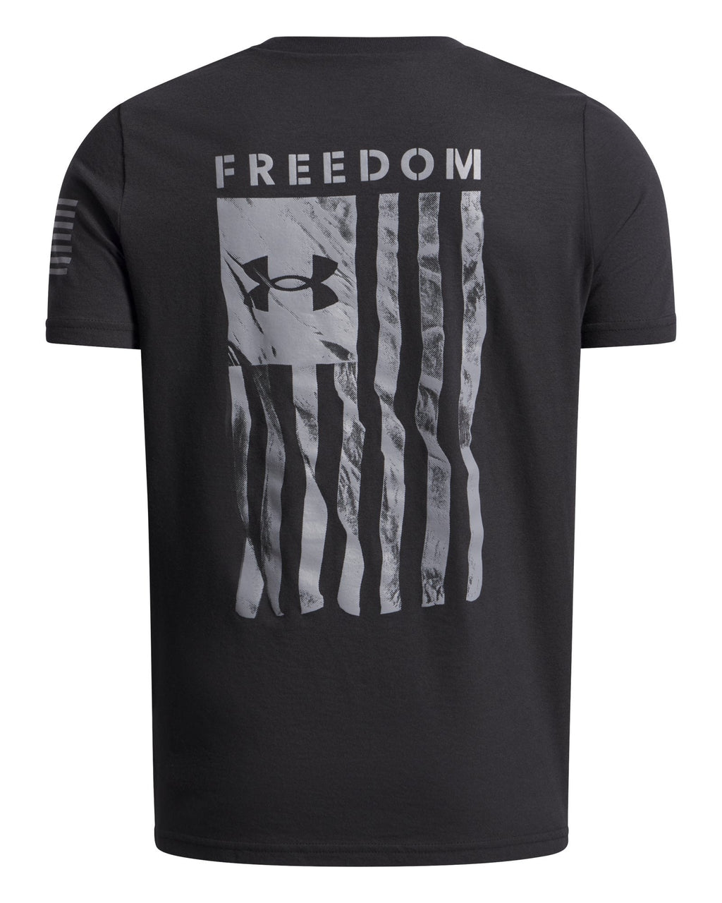 UA Freedom Flag Boys' T-Shirt - Black