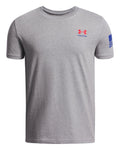 UA Freedom Flag Boys' T-Shirt - Gray