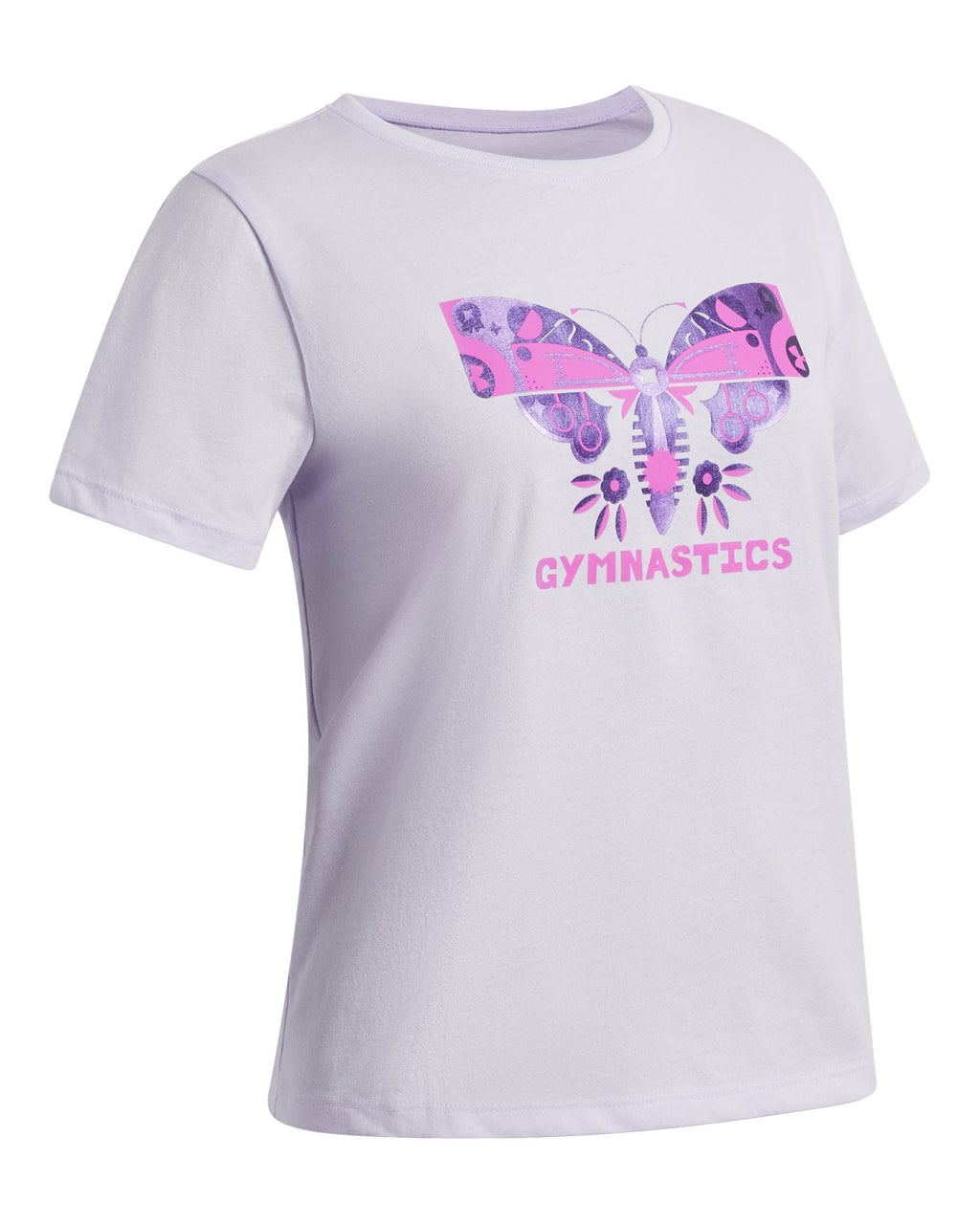 UA Gymnastics Girls' Short Sleeve - Purple