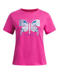UA Branded Sport Girls' Short Sleeve - Pink