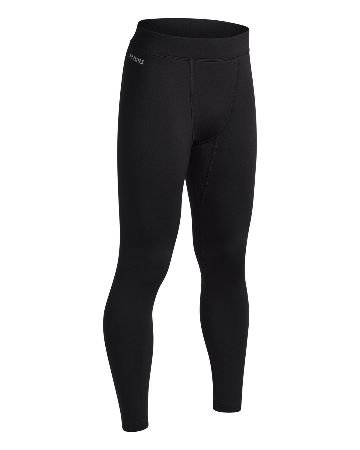 UA Base™ 2.0 Boys' Leggings - Black