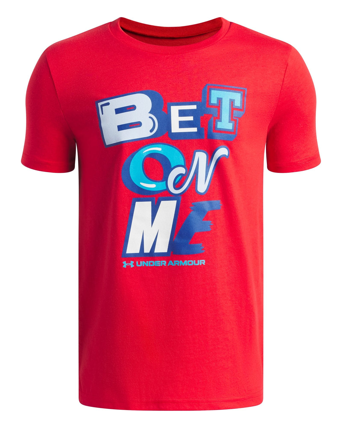 UA Sports Legend Boys' Short Sleeve - Red