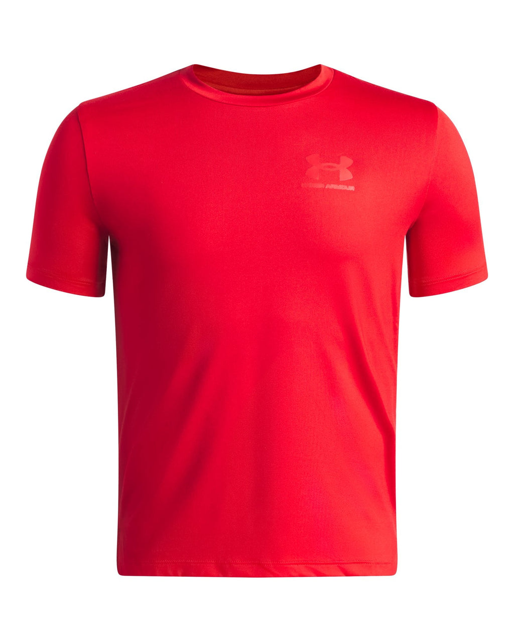 UA Movement Boys' Short Sleeve - Red
