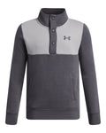 UA Rival Fleece Boys' Snap Top - Gray