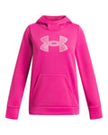 Armour Fleece® Glitter Girls' Hoodie - Pink