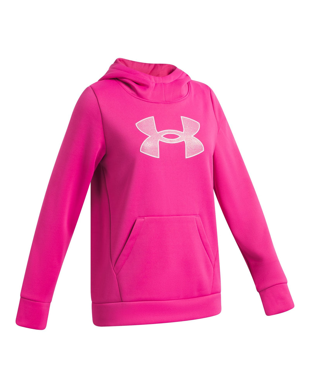 Armour Fleece® Glitter Girls' Hoodie - Pink