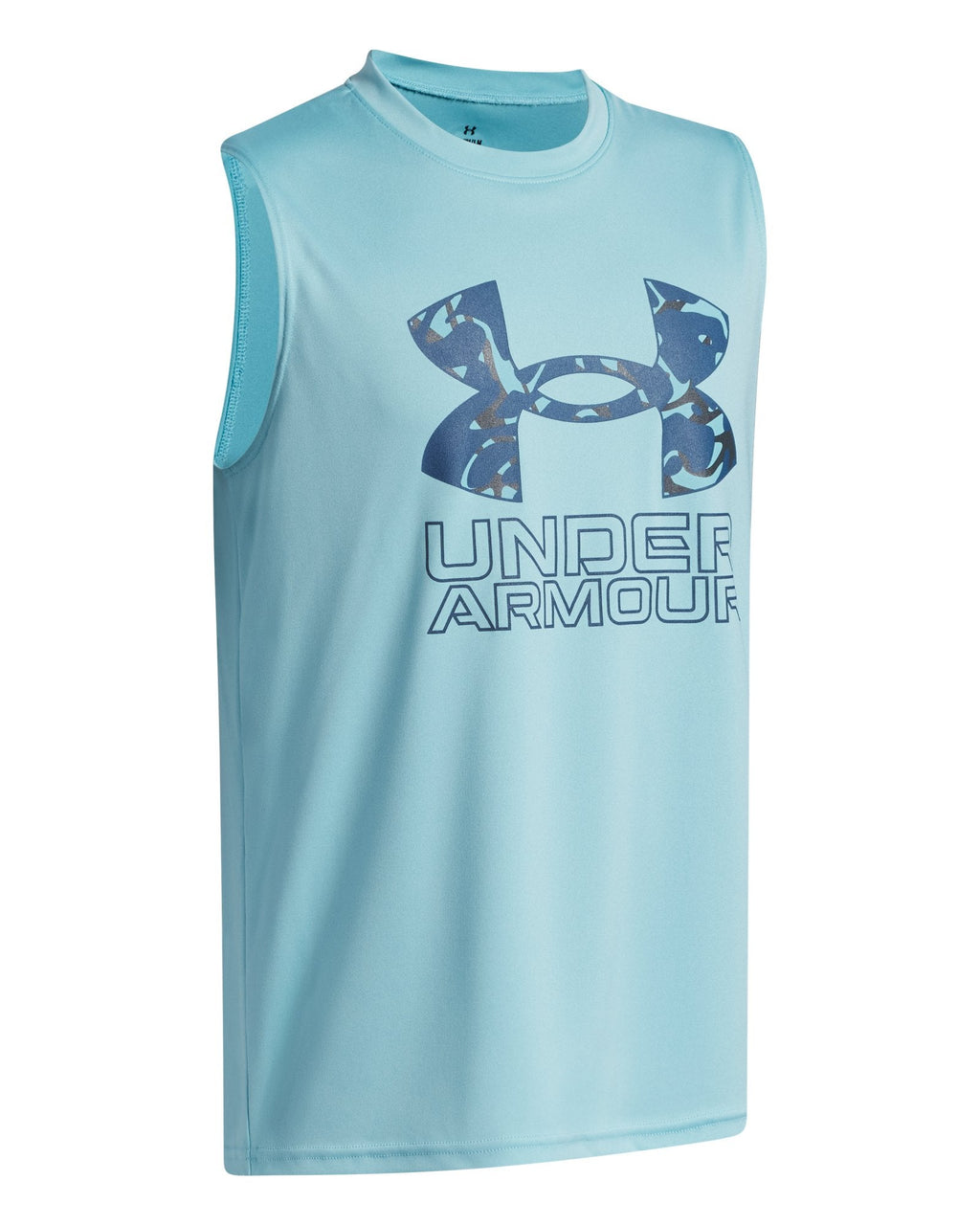 UA Tech™ Hybrid Print Boys' Tank - Orange