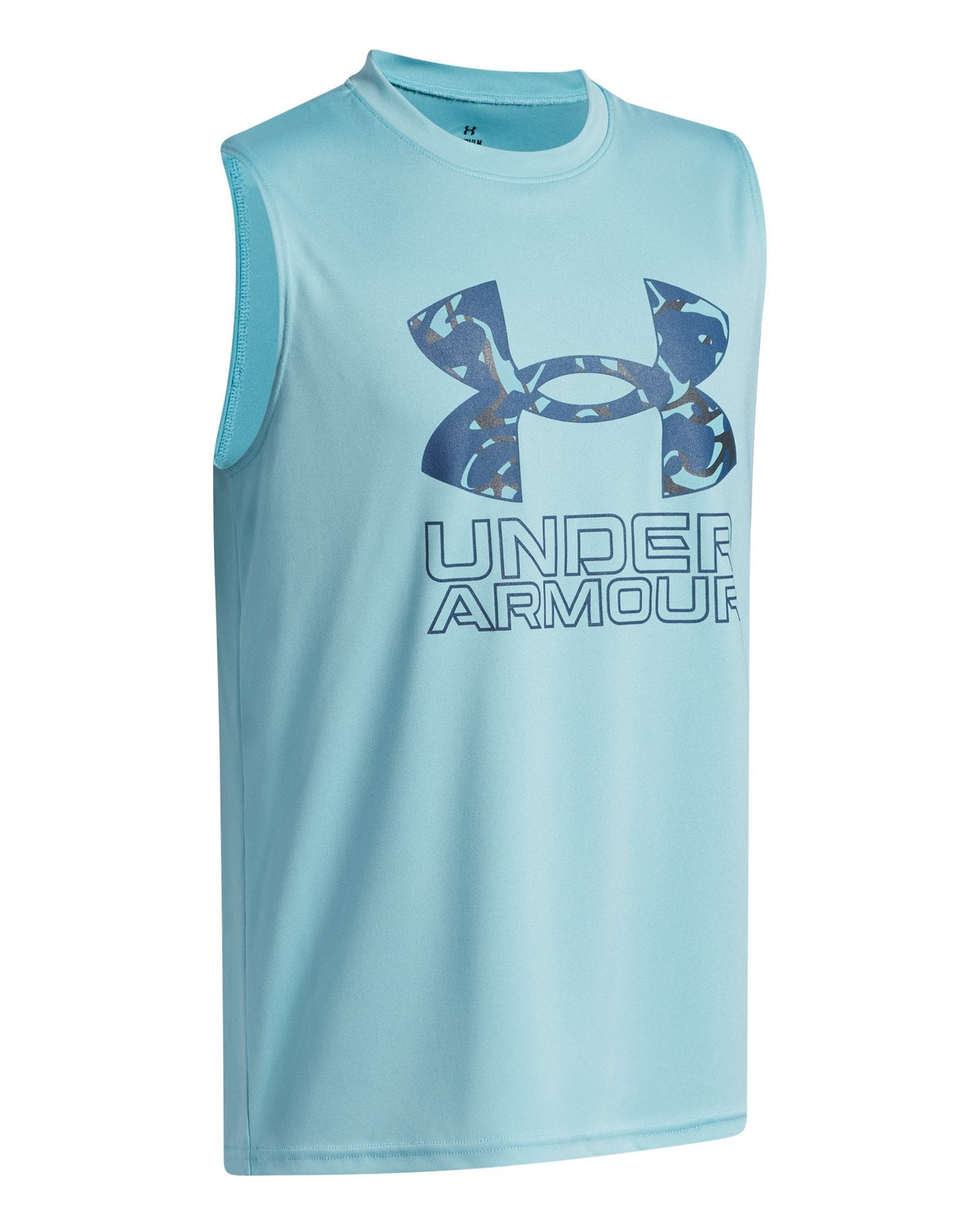 UA Tech™ Hybrid Print Boys' Tank - Orange