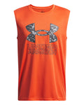 UA Tech™ Hybrid Print Boys' Tank - Orange