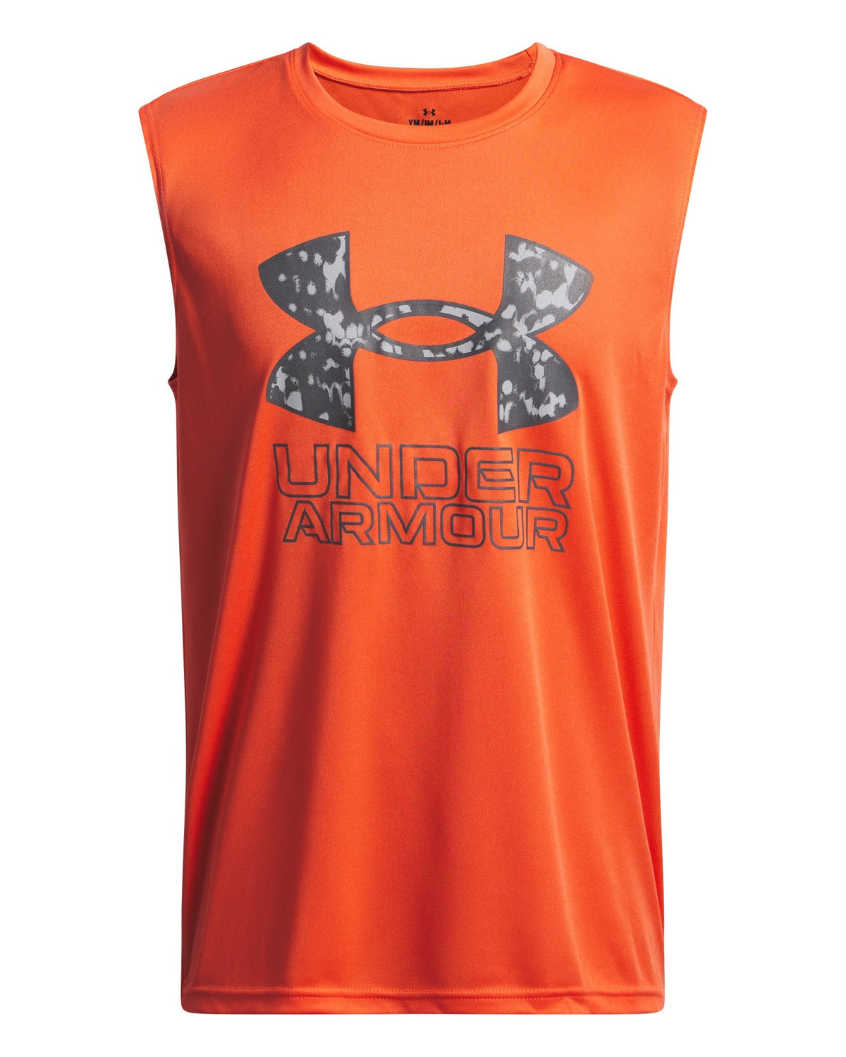 UA Tech™ Hybrid Print Boys' Tank - Orange