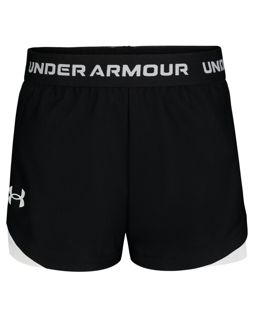 UA Tech™ Play-Up Little Girls' Shorts - Black