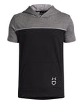 UA Utility Boys' Short Sleeve Hoodie - Black